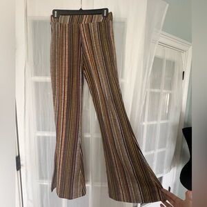 EARTHBOUND Wide Leg flare Pants with Retro Flair Small